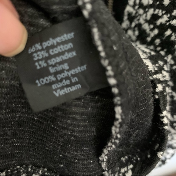 Lane Bryant Black White 3/4 Sleeve Dress - Picture 6 of 11